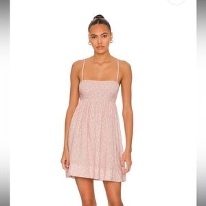 Revolve Ana Nata Pink Flower Dress